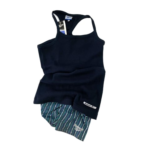 Deadstock "Women's" 90's Reebok "Rib Tank Top" Mサイズ