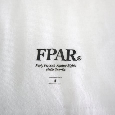 FPAR "Support your local." 両面 プリント チャリティー Tシャツ 4サイズ(XL)