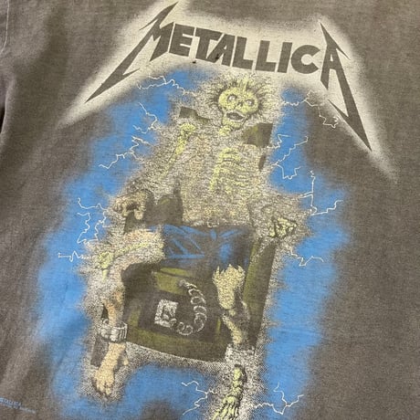 "Super Black Fade" 80’s Metallica "Metal Up Your Ass" "両面" Tシャツ Lサイズ USA製