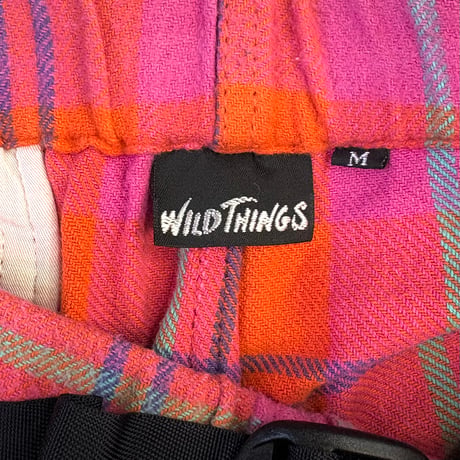 Wild Things Tartan Check Flannel Easy Pants Mサイズ