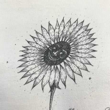 90's MOJO WARE "Sun Flower" 両面 プリント Tシャツ XLサイズ USA製