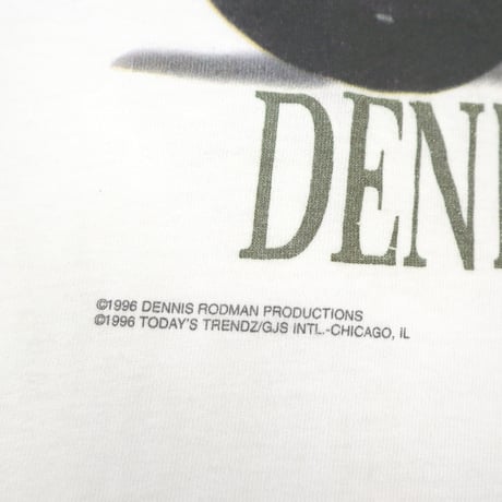 90's DENNIS RODMAN "BAD AS I WANNA BE" プリント Tシャツ