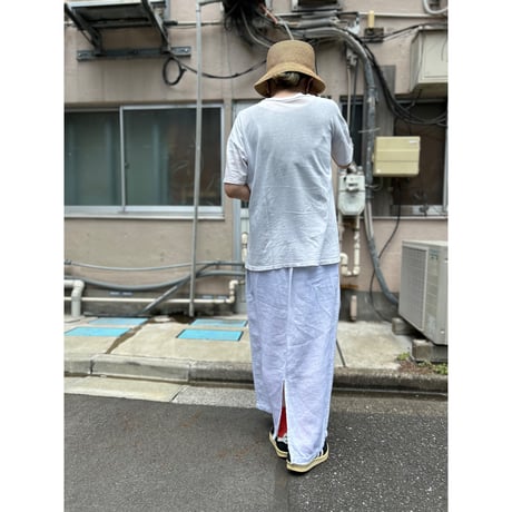 90's～ CUT LOOSE Linen Long Skirt USA製