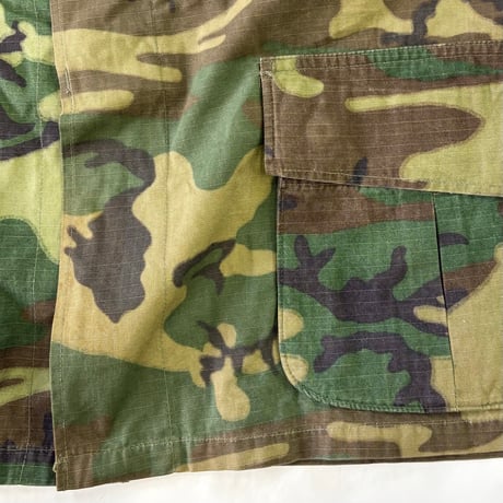 "Good Size" 60’s US ARMY "Mix Leaf Camo" Jungle Fatigue Jacket Medium Short