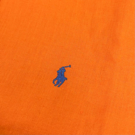 "Good Color" 90's Ralph Lauren "BLAKE" Linen BD Shirt Lサイズ