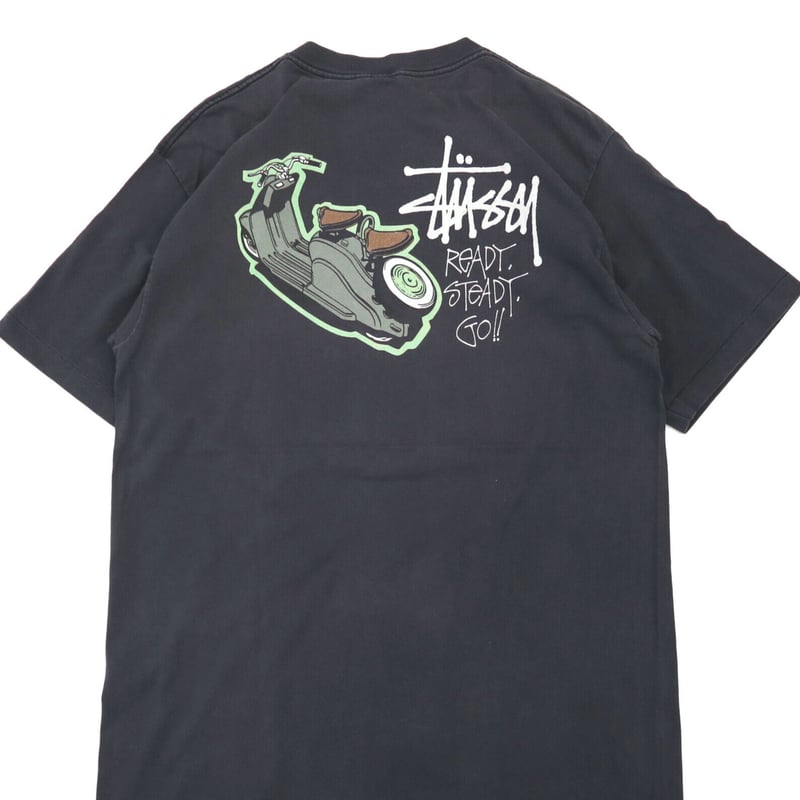 OLD STUSSY ＵＳＡ製XL 白　Ｔシャツ