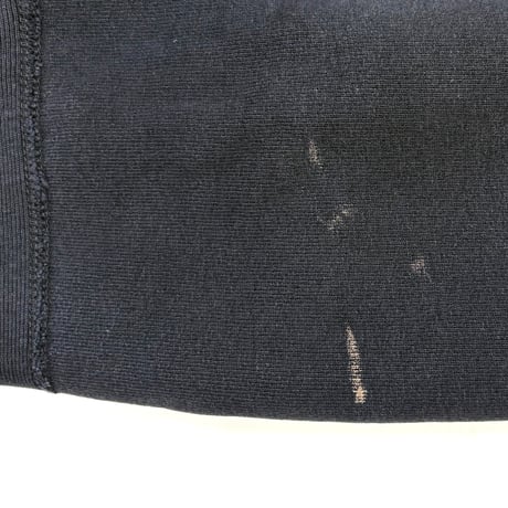 90's CHAMPION RW SWEAT "Neck Cut" Solid Black Lサイズ USA製