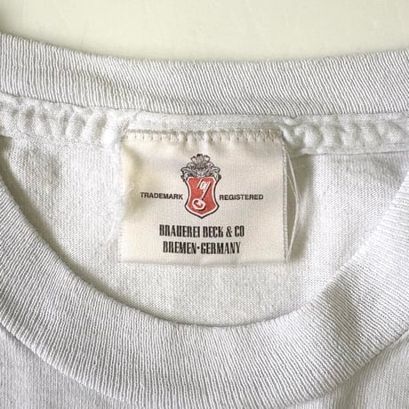 "Rare" 90's Damien Hirst × Beck's Beer "Spot Paintings" Tシャツ (fits XL)