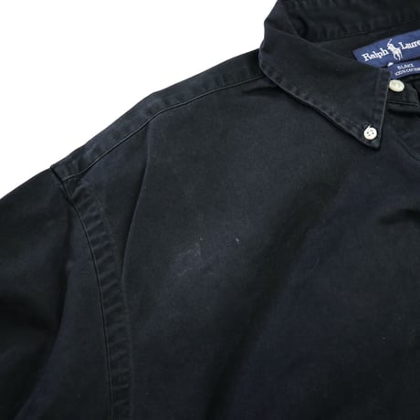 90's Ralph Lauren "Solid Black" BD Shirt Mサイズ