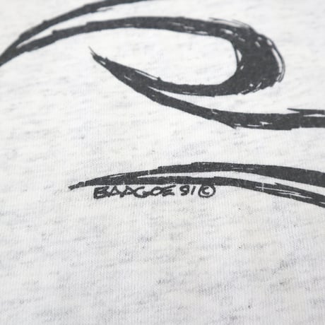 90's NO FEAR "FEAR ME" 両面 プリントTシャツ ICE-GREY