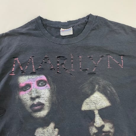 "boro" 00’s Hanes "Marilyn Manson" Tシャツ Lサイズ