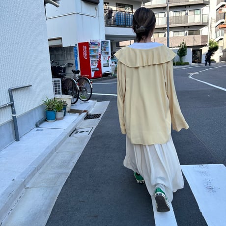 ～90's Natural Resources Frill Blouse