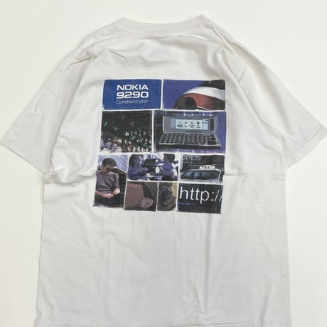 00's Gildan "Nokia 9290" 両面 プリント Tシャツ Lサイズ