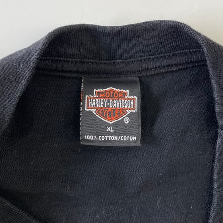 NOS 00's Harley Davidson "4面" LS Tシャツ XLサイズ USA製