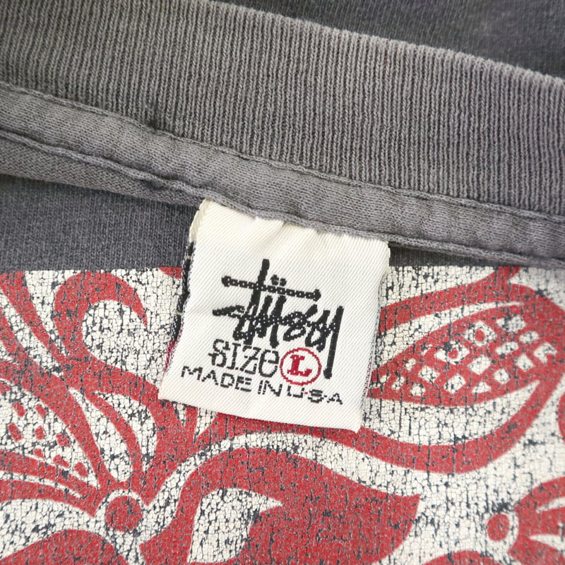 OLD STUSSY ＵＳＡ製L　Ｔシャツ　白