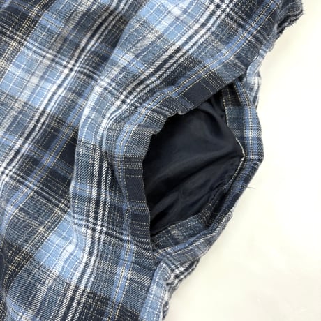 ～00's Dickies "Quilting Lined" F/Z Flannel Shirt Parka Lサイズ
