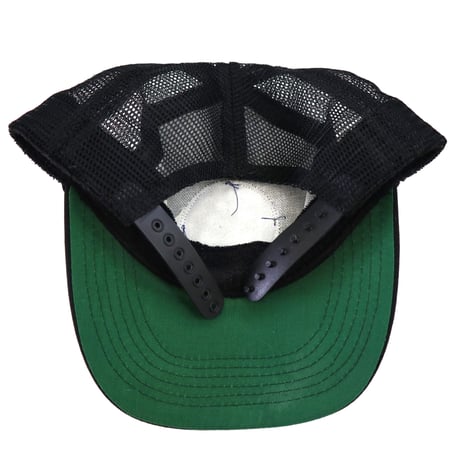 90's OLD INDEPENDENT 5-Panel Cap Black×Blue USA製