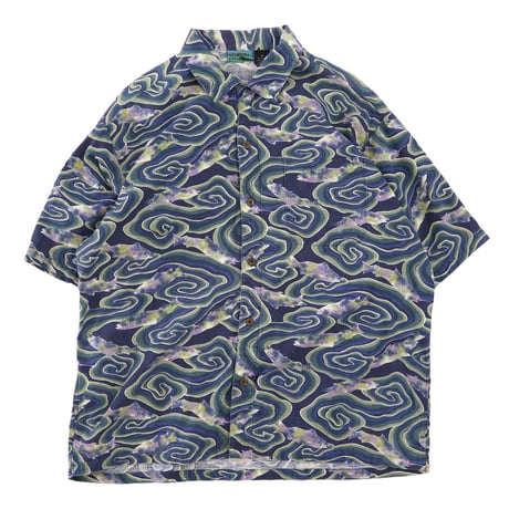 90's Patagonia "Java Fish" A/C シャツ Mサイズ
