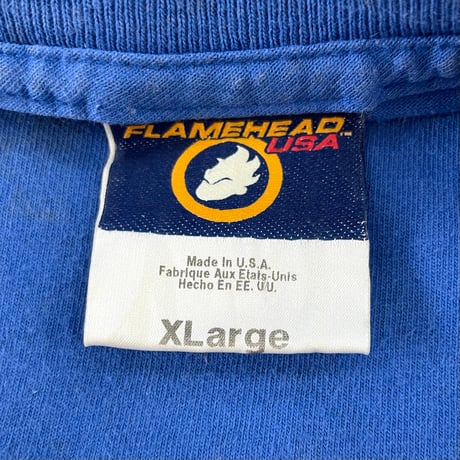 90's FLAMEHEAD "両面" Tシャツ XLサイズ USA製