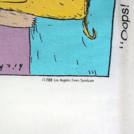 80's Stedman "THE QUIGMANS" アメコミ プリント Tシャツ Lサイズ USA製