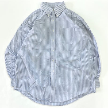 90's～ Brooks Brothers Oxford Stripe BD Shirt 17 USA製