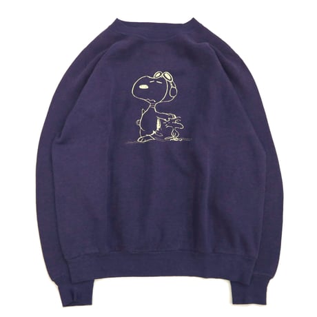 80's～ Snoopy "Red baron" スウェット Lサイズ USA製