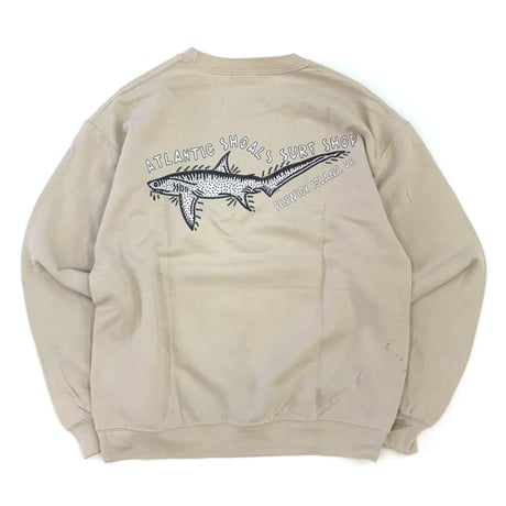 00's GILDAN "Atlantic Shoals Surf Shop" Sweat Mサイズ