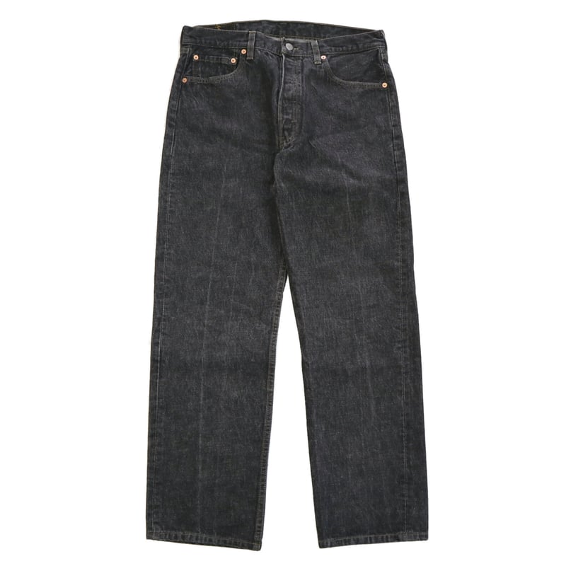 初期 85年製 W29 levi's 501 先染め ブラック アメリカ製 黒