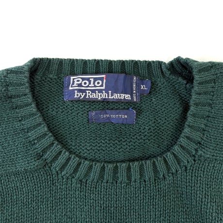 90's～ Polo Ralph Lauren Cotton Sweater XLサイズ