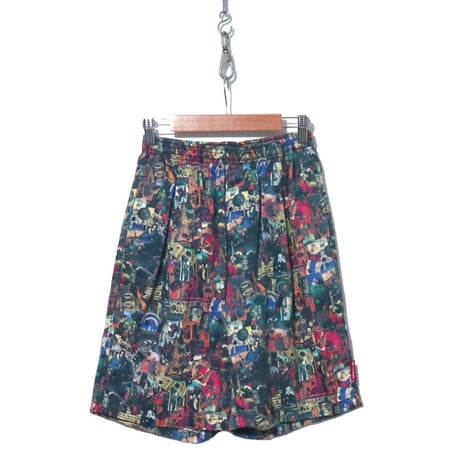 80's OLD STUSSY "宗教柄" Short Pants XSサイズ USA製