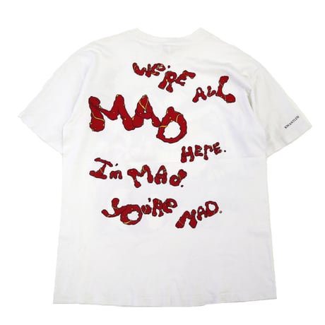 90's ANDAZIA Alice in Wonderland "チェシャ猫" プリント Tシャツ Mサイズ USA製