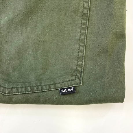 90's～ OLD STUSSY "Baker" Half Pants W36