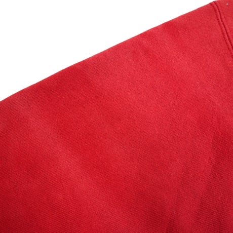 80's CHAMPION RW SWEAT Solid Red Lサイズ USA製
