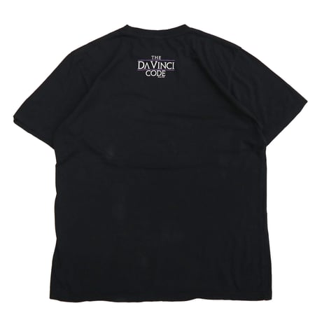 00's The Da Vinci Code "SO DARK THE CON OF MAN" 両面 プリント Tシャツ XLサイズ