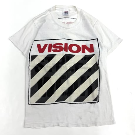 80's Vision "Shadow Logo" "両面" Tシャツ Sサイズ USA製