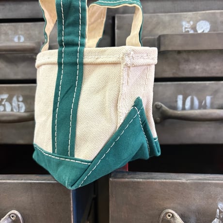 "Rare" "Mini" ～90's L.L. Bean "1色タグ" BOAT AND TOTE Canvas Bag
