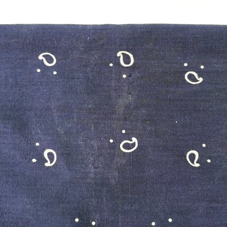 70's～80's "Black/Navy Paisley" All Cotton Bandana (sold separately)
