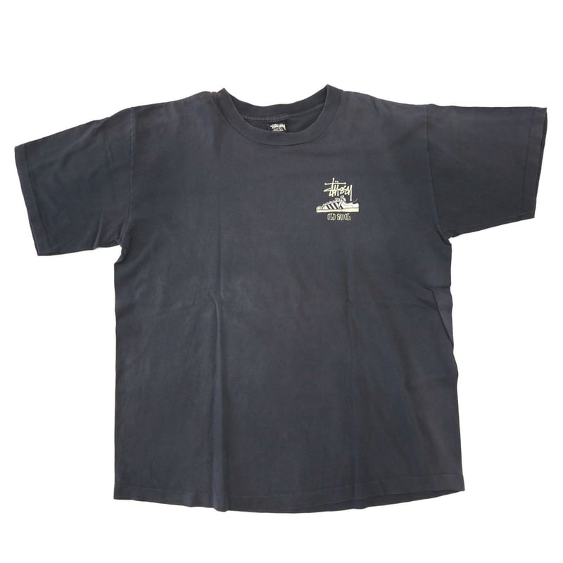 80's～90's OLD STUSSY プリント Tシャツ 黒タグ XLサイズ USA製 |