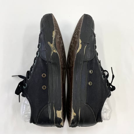 90's Converse All Star "Black Leather" US7 USA製