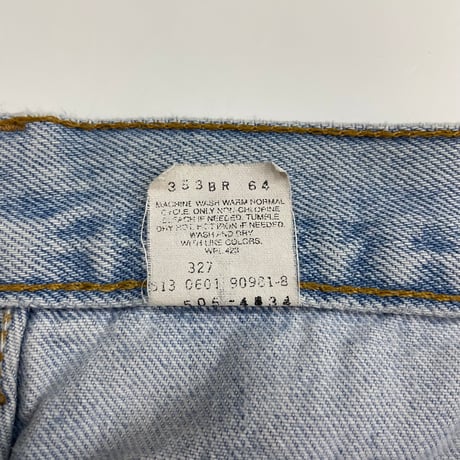 00's Levi's 505 "Crash" Denim Pants W36 USA製
