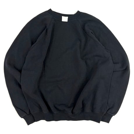80's～ Hanes "Back Print" "Black" Sweat XLサイズ USA製