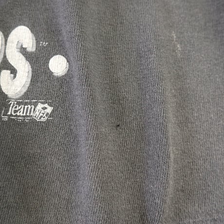 ～90's SALEM "RAIDERS" 両面 マルチ プリント Tシャツ Lサイズ USA製