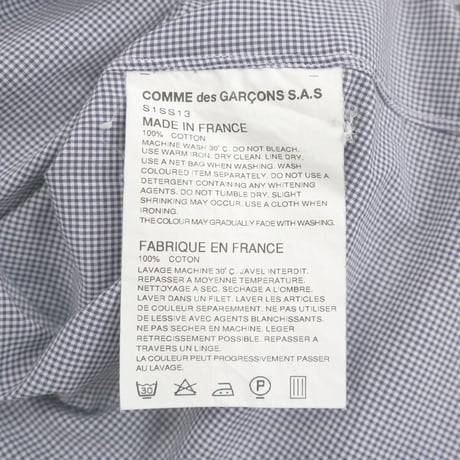 SUPREME×COMME des GARCONS SHIRT "Gusset Shirt" Lサイズ FRANCE製
