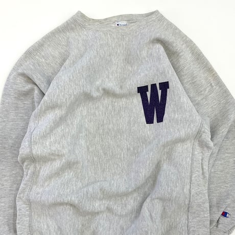 90's CHAMPION RW SWEAT "WILLIAMS" 両面 染み込み プリント XLサイズ USA製