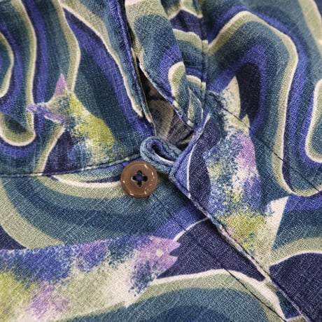 90's Patagonia "Java Fish" A/C シャツ Mサイズ