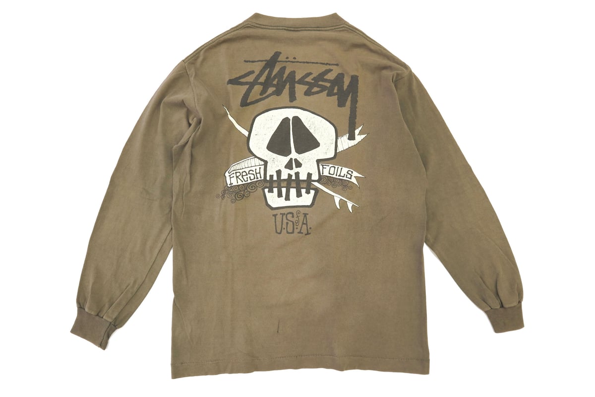 ブランドメーカーステューシー限定 サーフ大会 98年 old stussy スカル ...