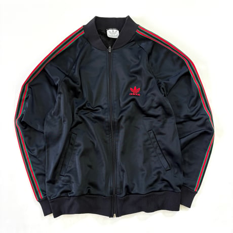80's Adidas "RUN DMC" Back Trefoil Track Jersey Top Lサイズ USA製
