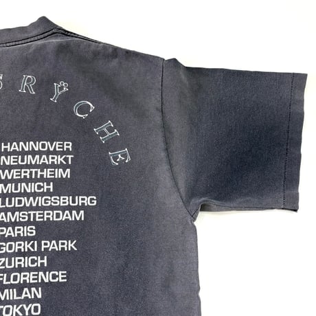 "Black Fade" 90's SOF Tee "Queensryche" "Pushead" "両面" Tシャツ Lサイズ USA製