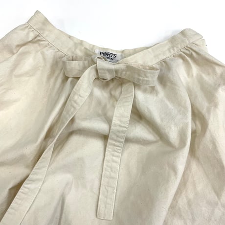 80's～ Ports International Gather Long Skirt