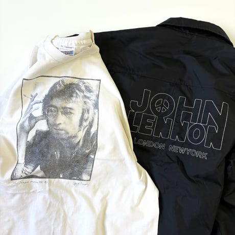 John Lennon "Quilting Lined" Nylon Trucker Jacket LLサイズ